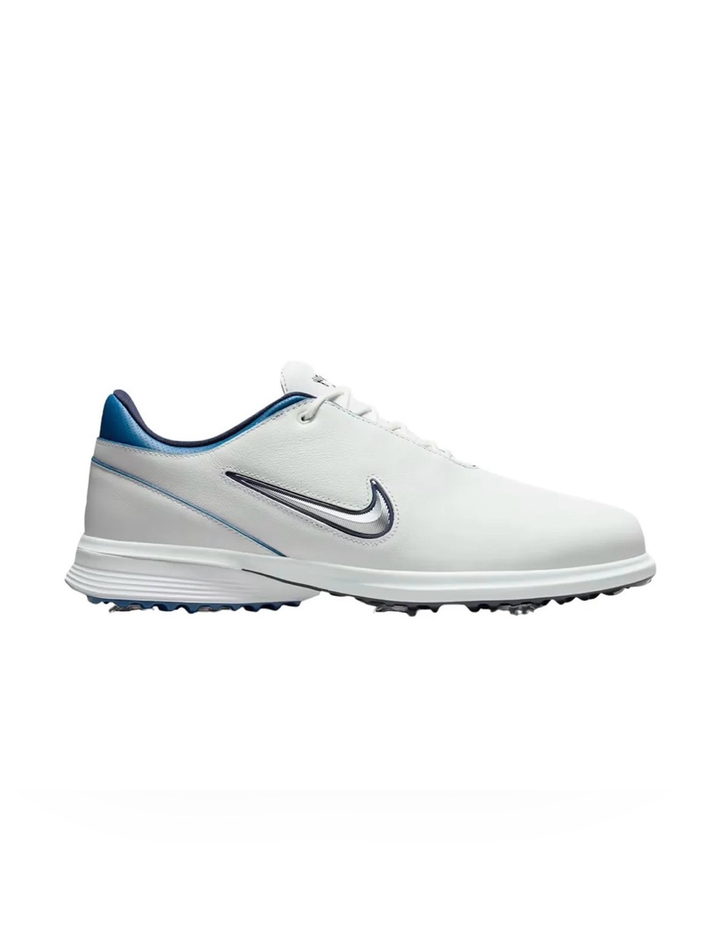 NWT Nike Men's Nike Victory Tour 4 Golf Shoes, White and Blue, Size 9